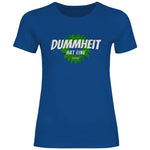 FCK Grüne T-Shirt 'Dummheit hat eine Farbe' Damen PatriotenPrint
