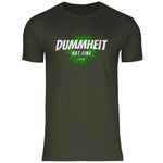 FCK Grüne T-Shirt 'Dummheit hat eine Farbe' Herren PatriotenPrint
