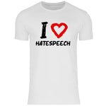 Lustiges T-Shirt 'I love Hatespeech' Herren PatriotenPrint