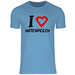 Lustiges T-Shirt 'I love Hatespeech' Herren PatriotenPrint