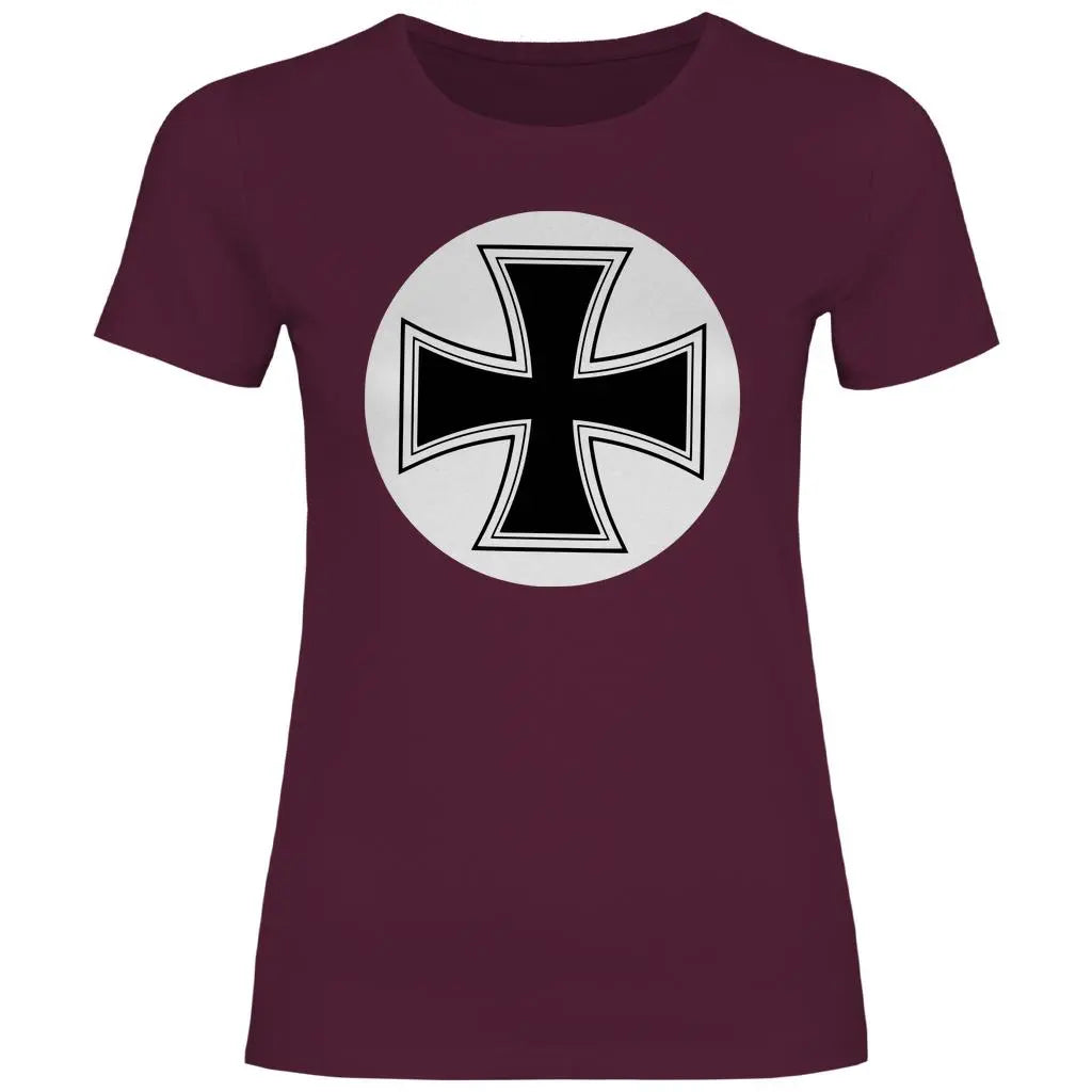 Patriot T-Shirt 'Eisernes Kreuz' Damen PatriotenPrint