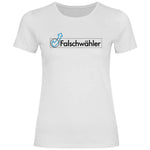 Politik T-Shirt 'Falschwähler' Damen