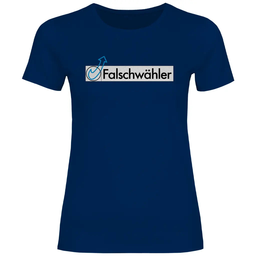 Politik T-Shirt 'Falschwähler' Damen