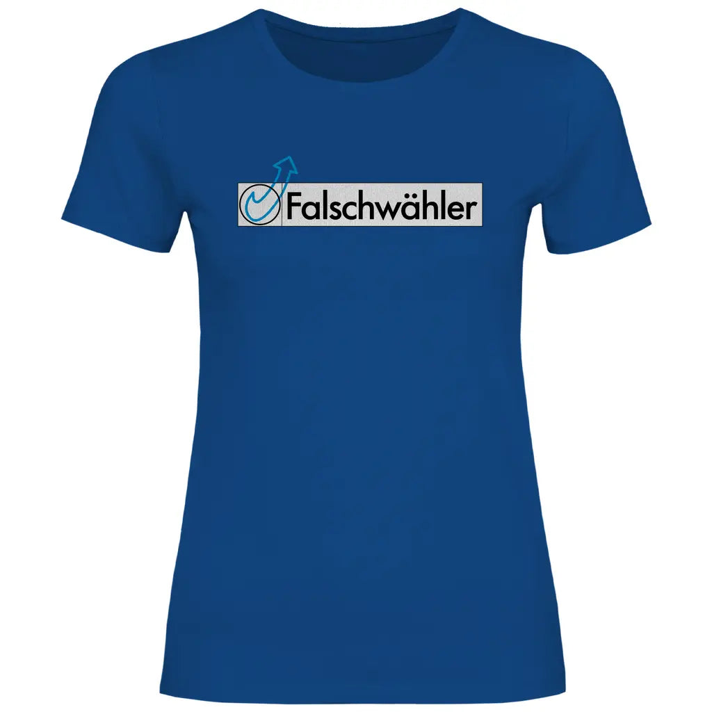 Politik T-Shirt 'Falschwähler' Damen
