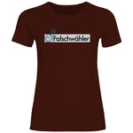Politik T-Shirt 'Falschwähler' Damen