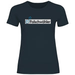 Politik T-Shirt 'Falschwähler' Damen