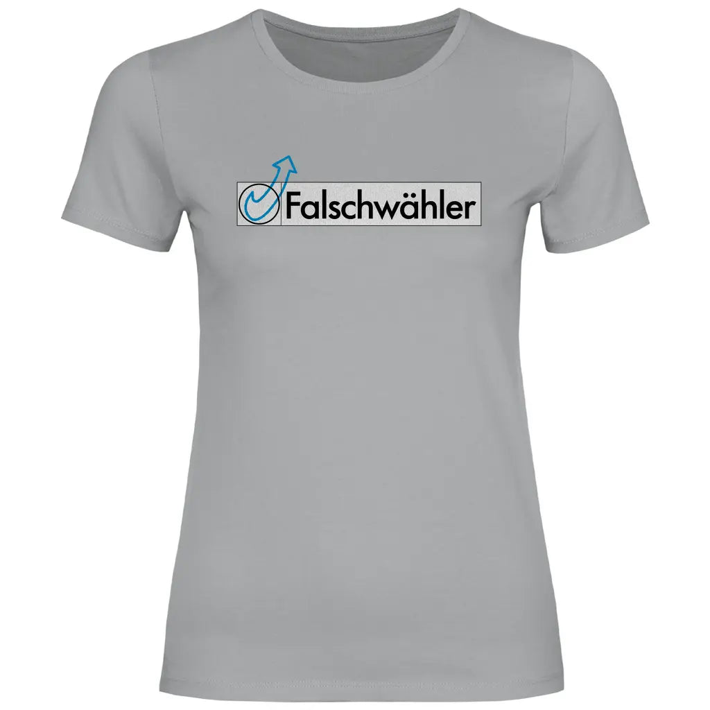 Politik T-Shirt 'Falschwähler' Damen
