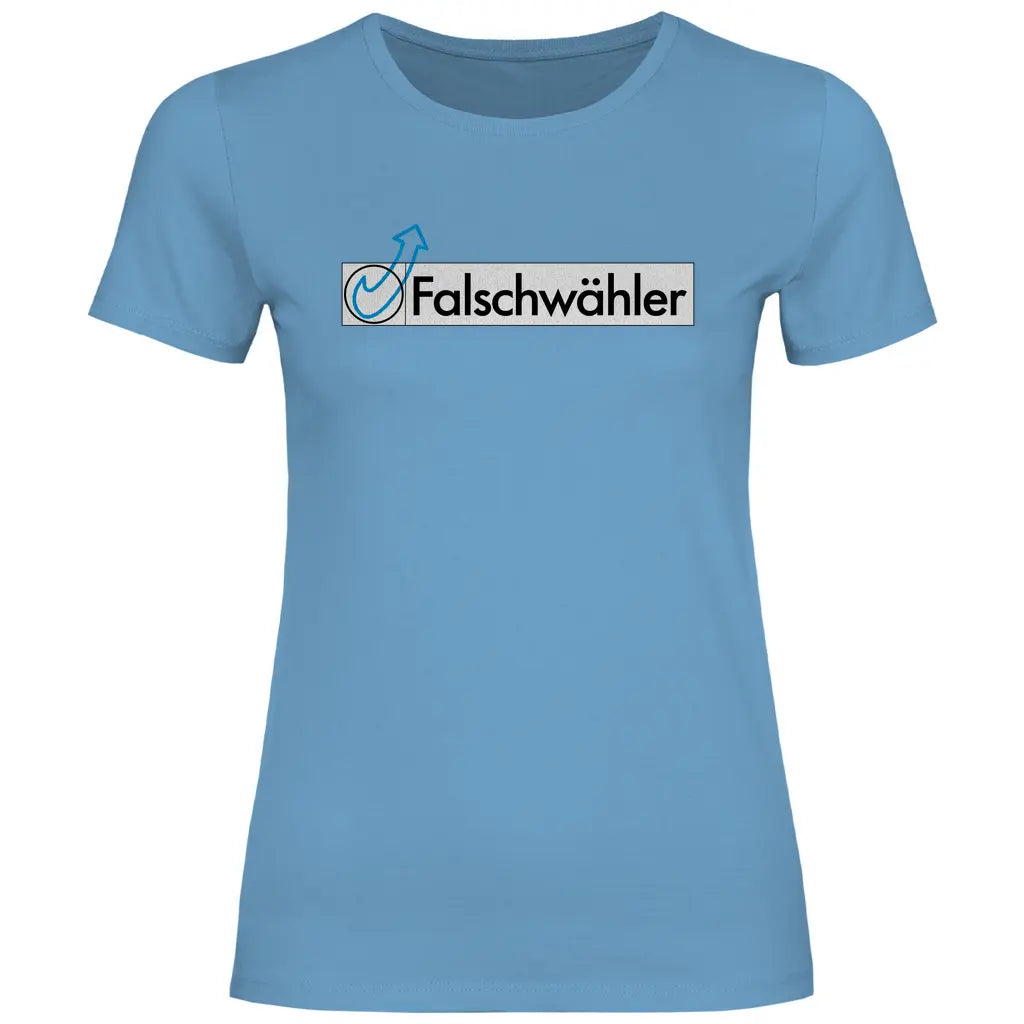 Politik T-Shirt 'Falschwähler' Damen