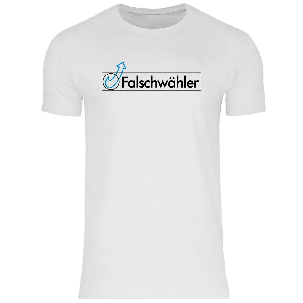 Politik T-Shirt 'Falschwähler' Herren