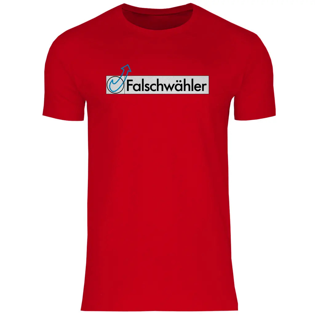 Politik T-Shirt 'Falschwähler' Herren