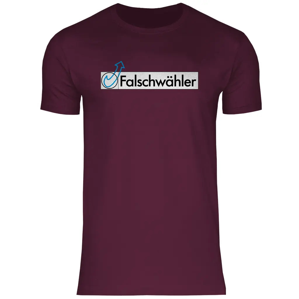 Politik T-Shirt 'Falschwähler' Herren