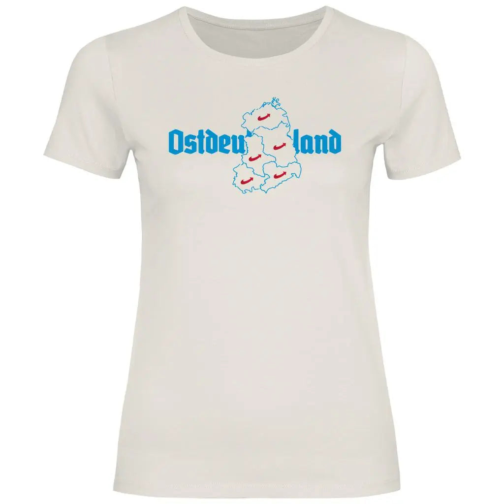 Politik T-Shirt 'Ostdeutschland' Damen - PatriotenPrint