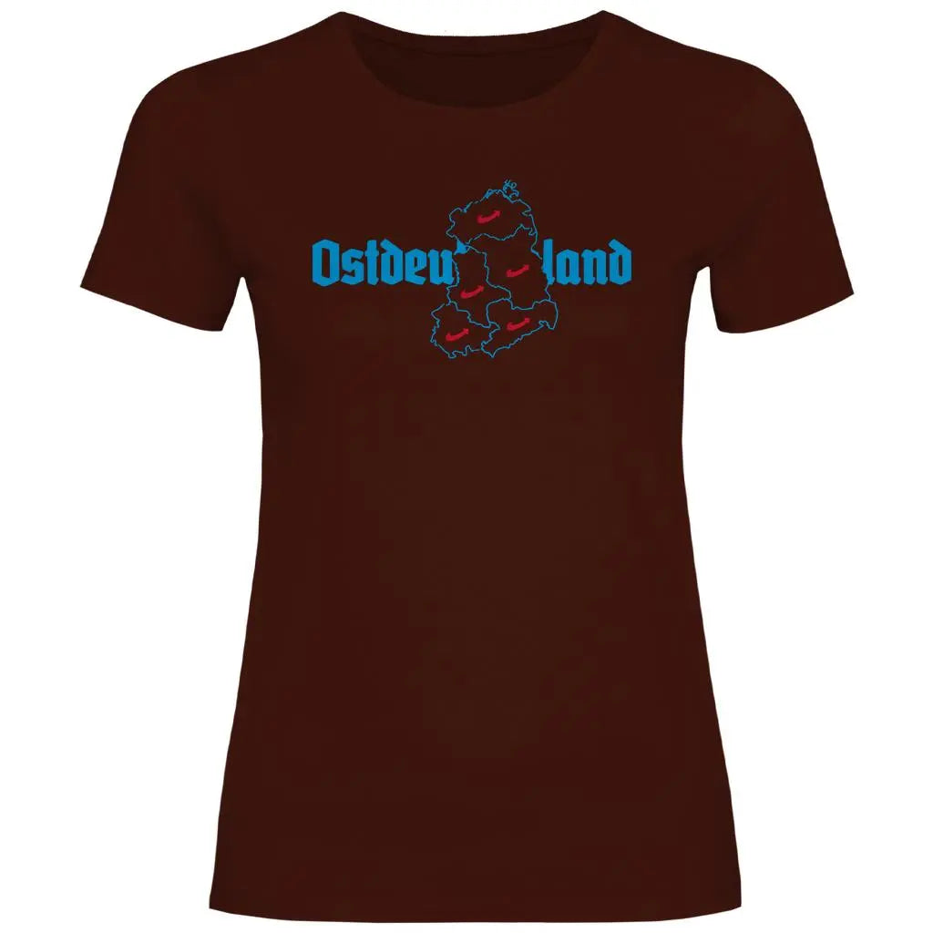 Politik T-Shirt 'Ostdeutschland' Damen - PatriotenPrint
