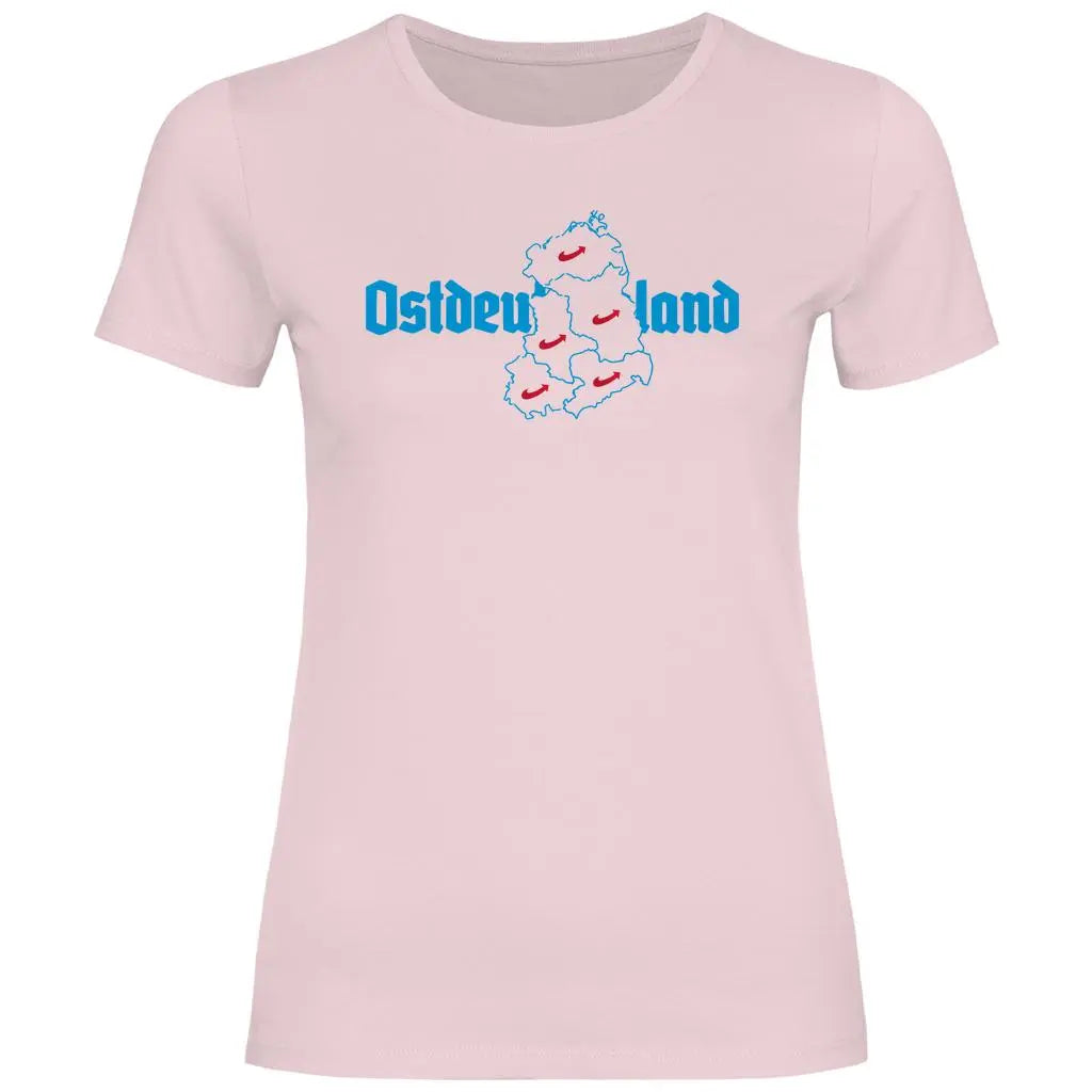 Politik T-Shirt 'Ostdeutschland' Damen - PatriotenPrint