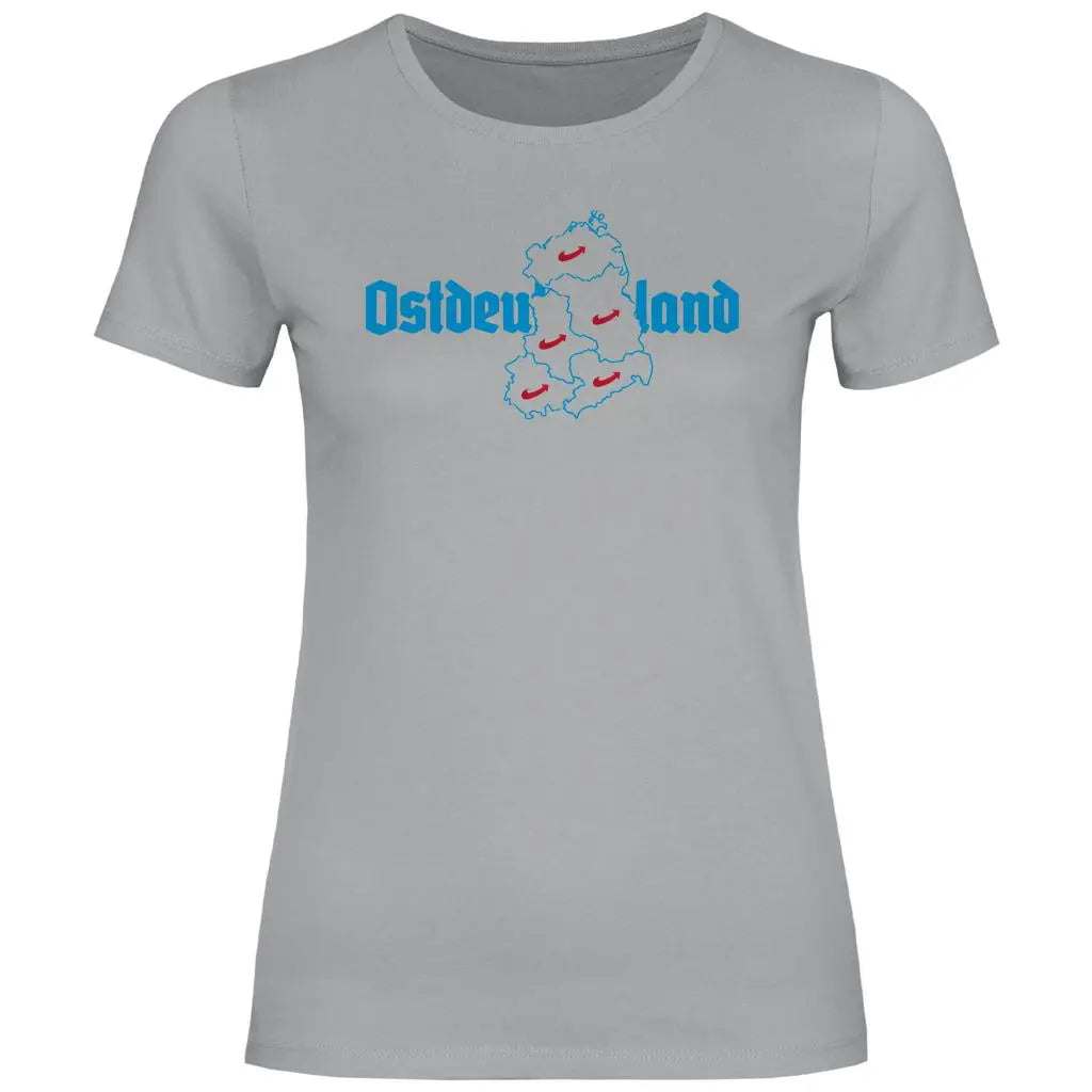 Politik T-Shirt 'Ostdeutschland' Damen - PatriotenPrint