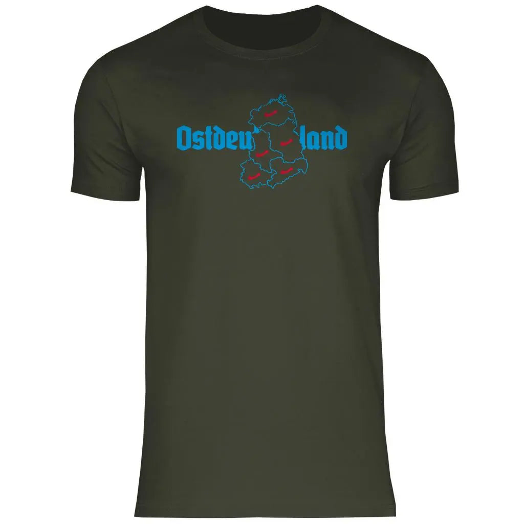 Politik T-Shirt 'Ostdeutschland' Herren - PatriotenPrint