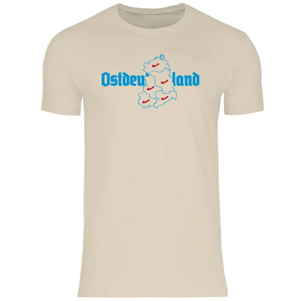Politik T-Shirt 'Ostdeutschland' Herren - PatriotenPrint