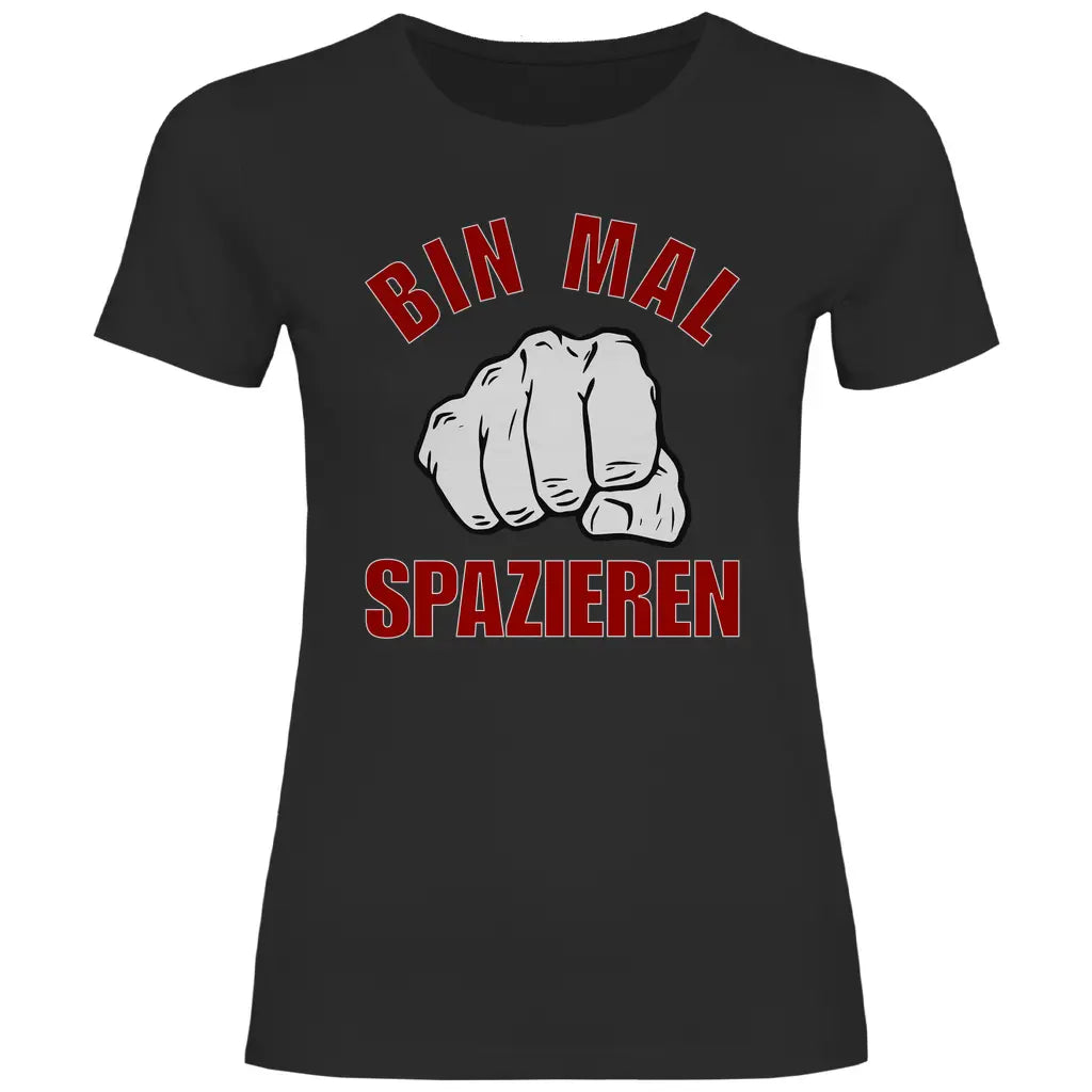 Protest T-Shirt 'Bin mal spazieren' Damen