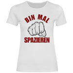 Protest T-Shirt 'Bin mal spazieren' Damen