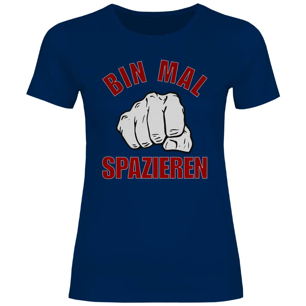 Protest T-Shirt 'Bin mal spazieren' Damen