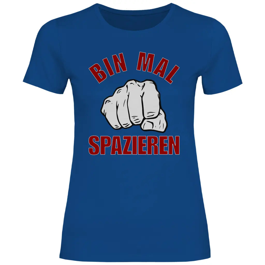 Protest T-Shirt 'Bin mal spazieren' Damen