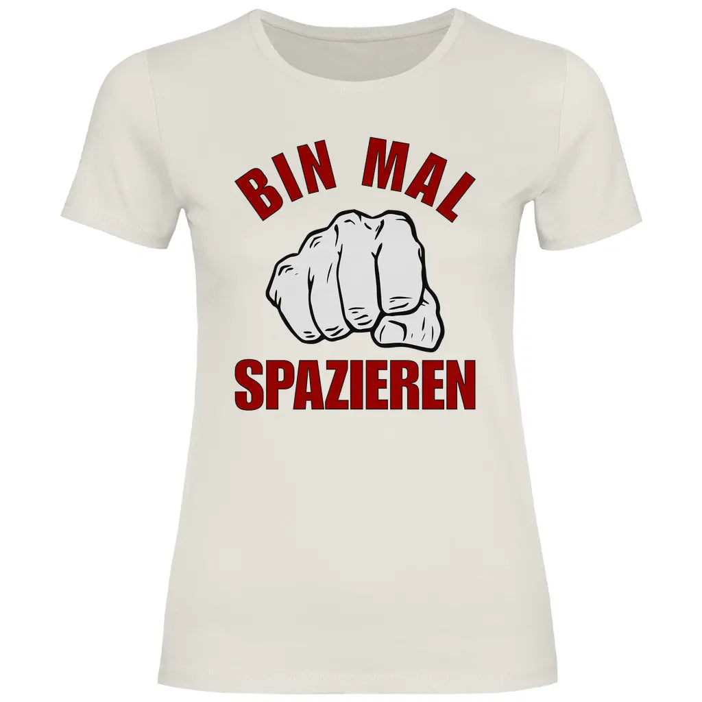 Protest T-Shirt 'Bin mal spazieren' Damen