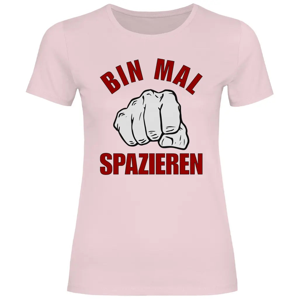 Protest T-Shirt 'Bin mal spazieren' Damen