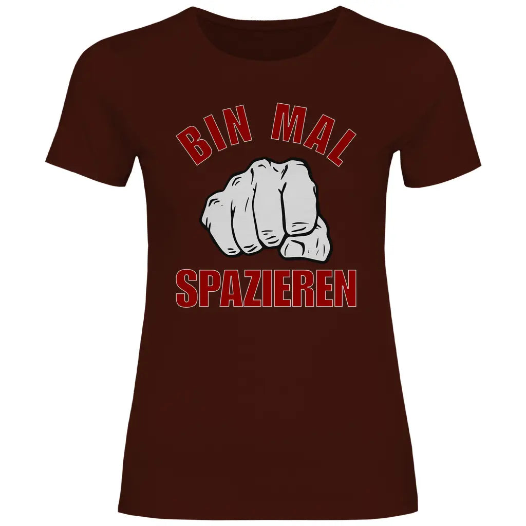 Protest T-Shirt 'Bin mal spazieren' Damen