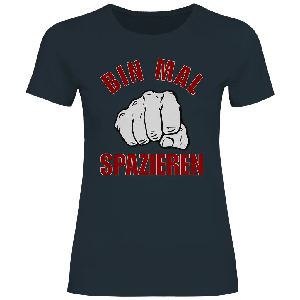 Protest T-Shirt 'Bin mal spazieren' Damen