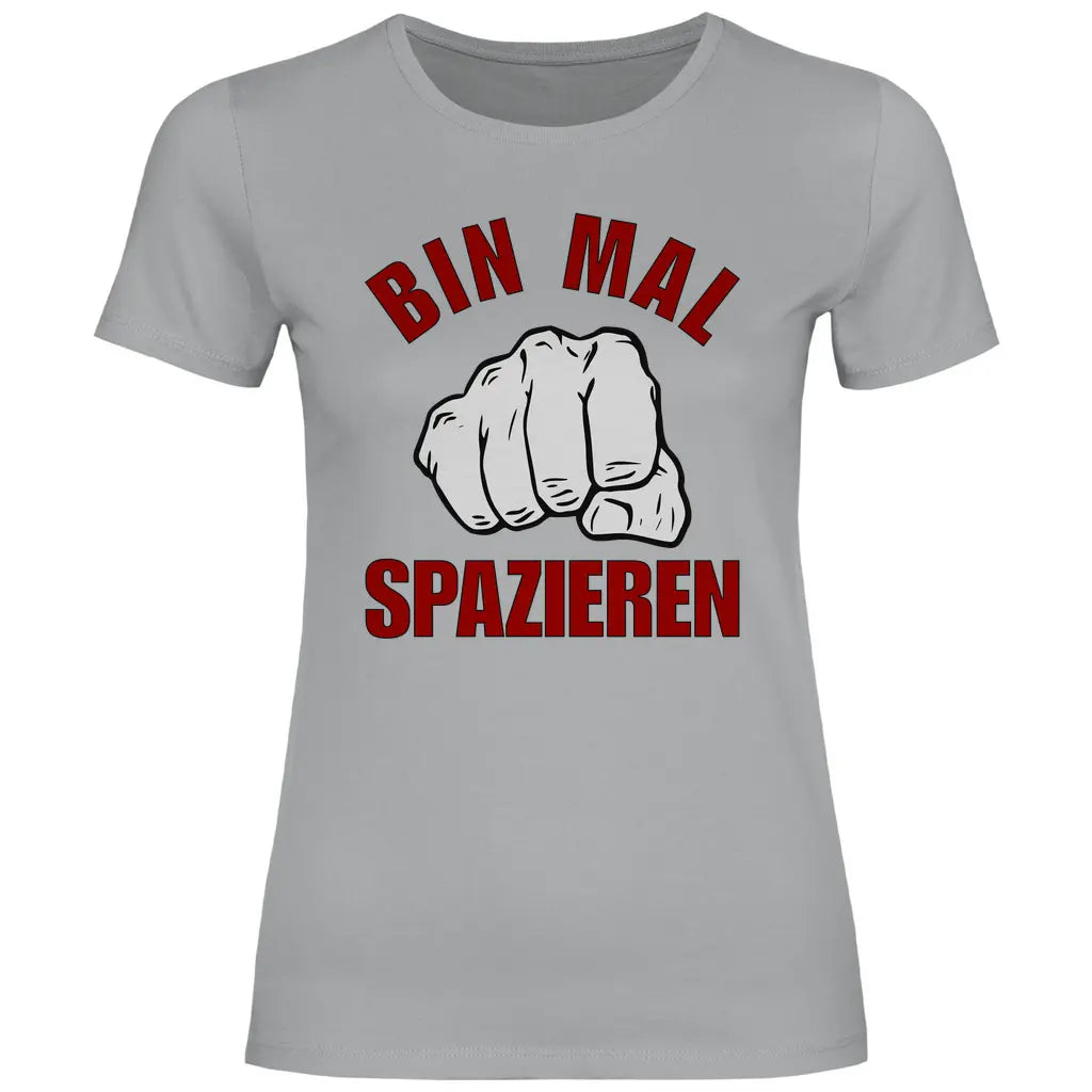 Protest T-Shirt 'Bin mal spazieren' Damen