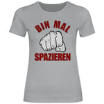 Protest T-Shirt 'Bin mal spazieren' Damen