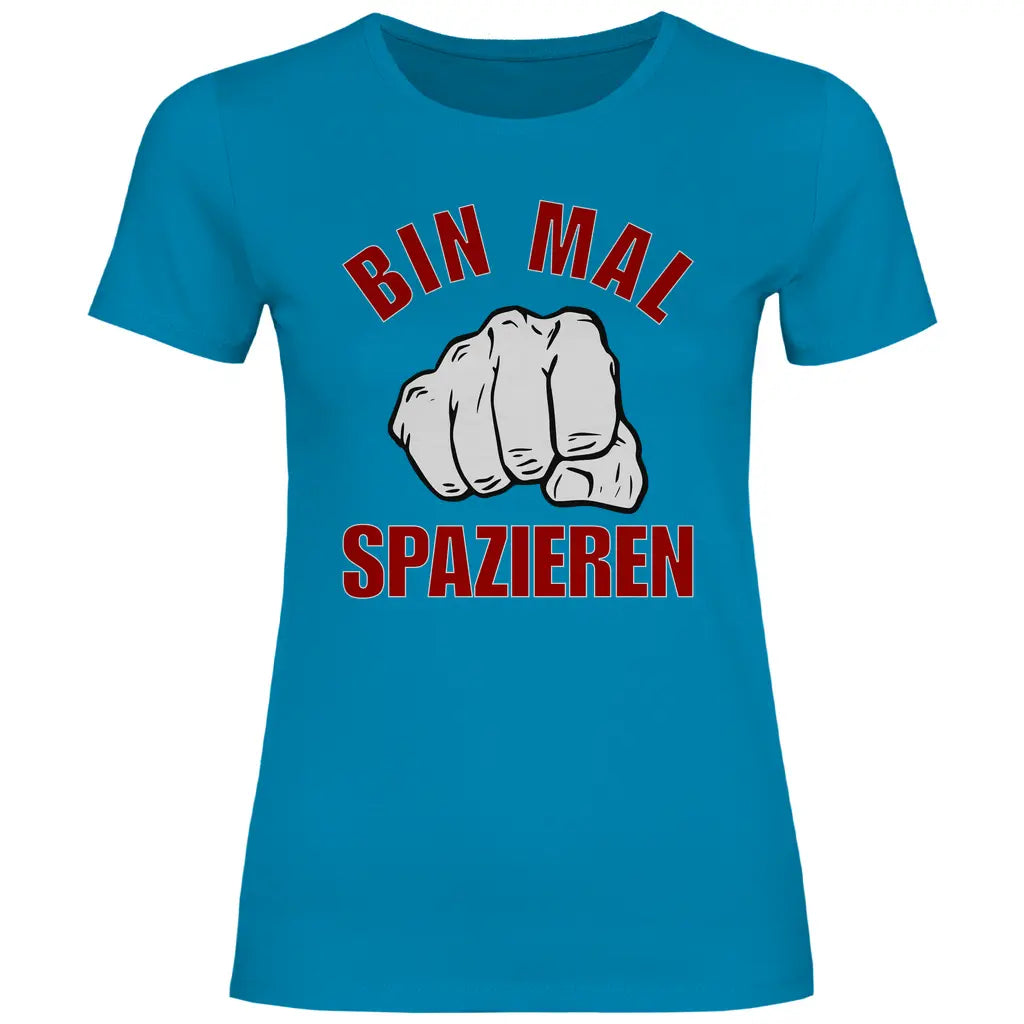 Protest T-Shirt 'Bin mal spazieren' Damen
