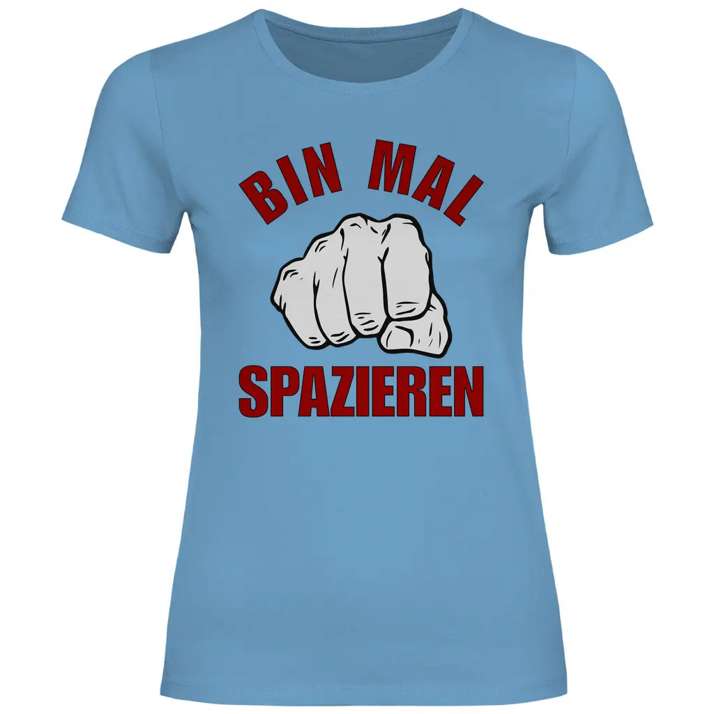 Protest T-Shirt 'Bin mal spazieren' Damen