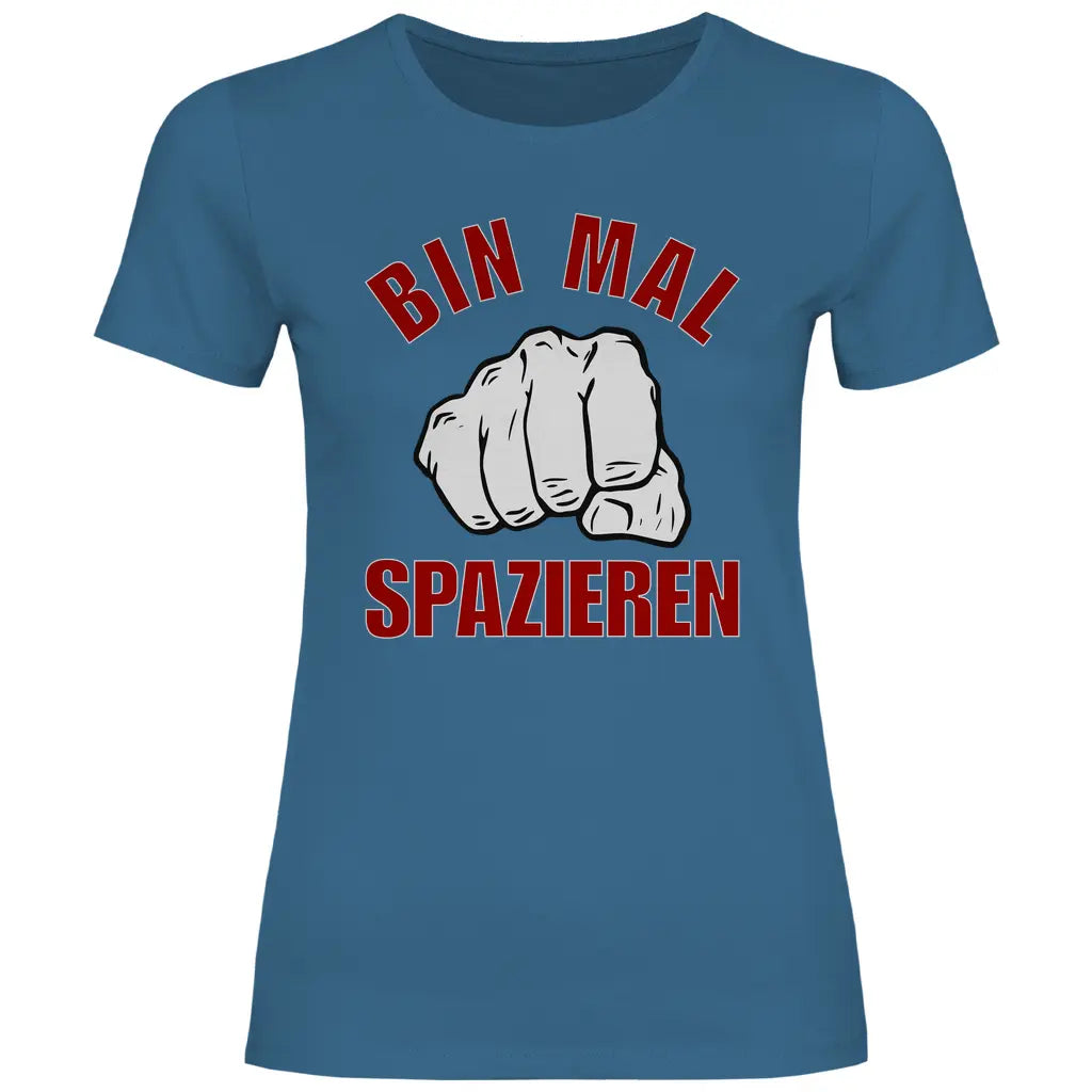 Protest T-Shirt 'Bin mal spazieren' Damen