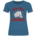 Protest T-Shirt 'Bin mal spazieren' Damen