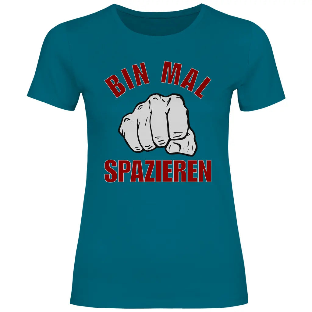 Protest T-Shirt 'Bin mal spazieren' Damen