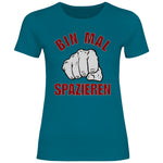 Protest T-Shirt 'Bin mal spazieren' Damen