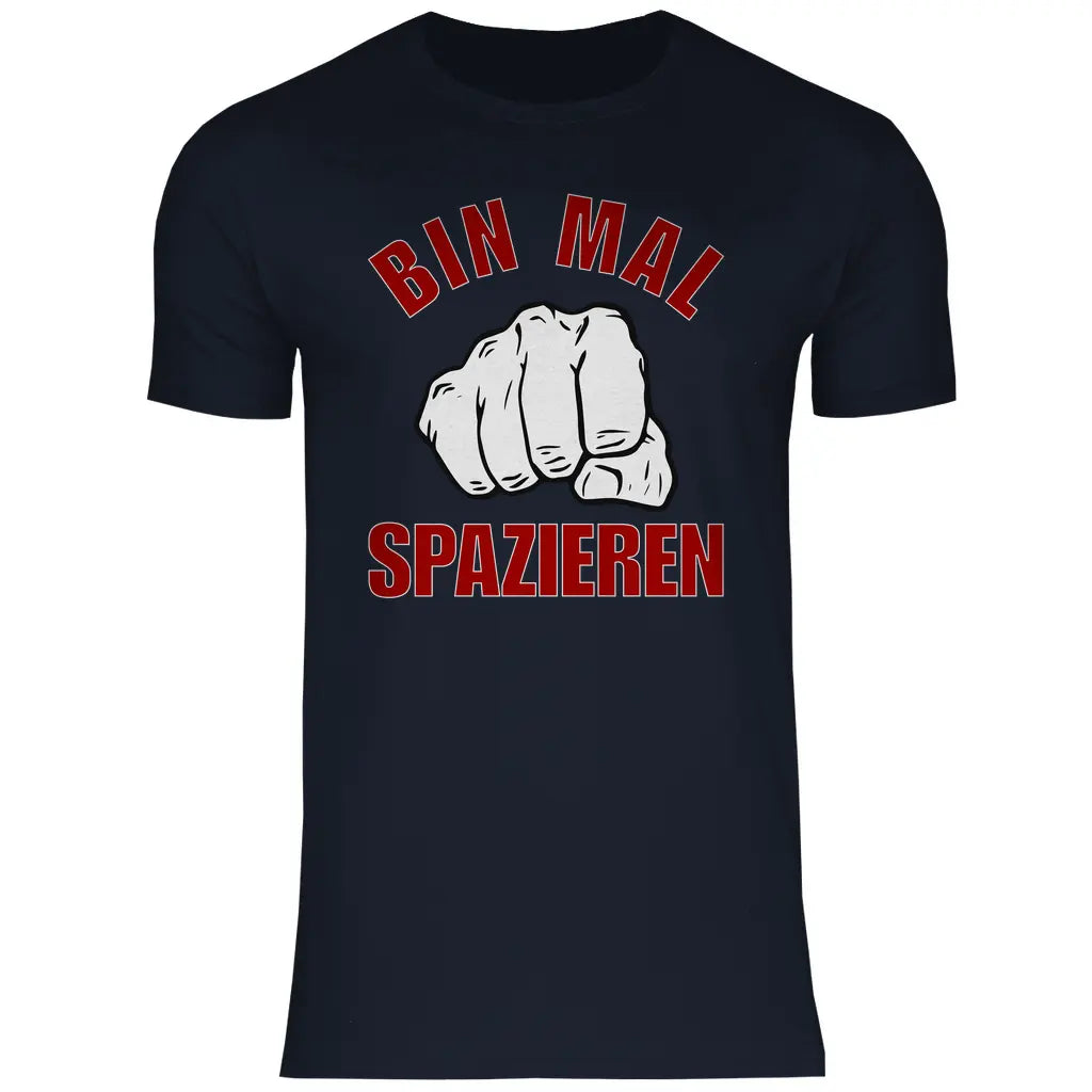 Protest T-Shirt 'Bin mal spazieren' Herren