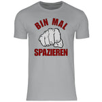 Protest T-Shirt 'Bin mal spazieren' Herren