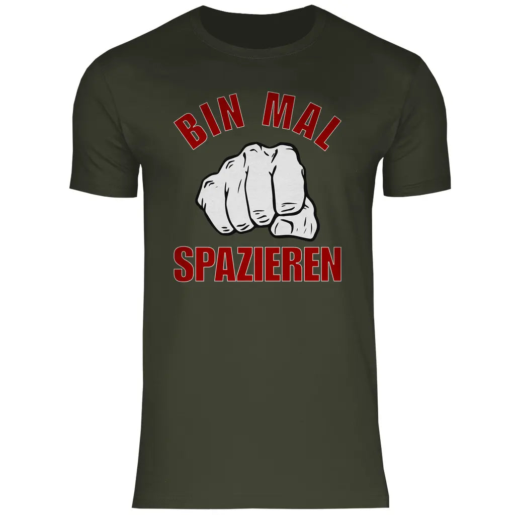 Protest T-Shirt 'Bin mal spazieren' Herren