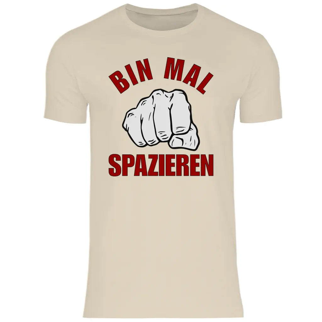 Protest T-Shirt 'Bin mal spazieren' Herren