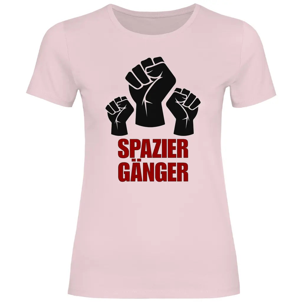 Protest T-Shirt 'Spaziergänger' Damen