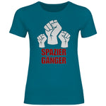 Protest T-Shirt 'Spaziergänger' Damen