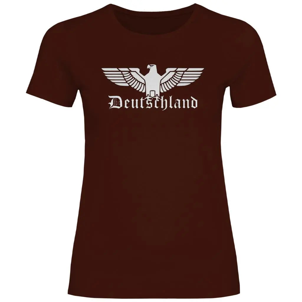 Reichsadler T-Shirt 'Deutschland' Damen PatriotenPrint