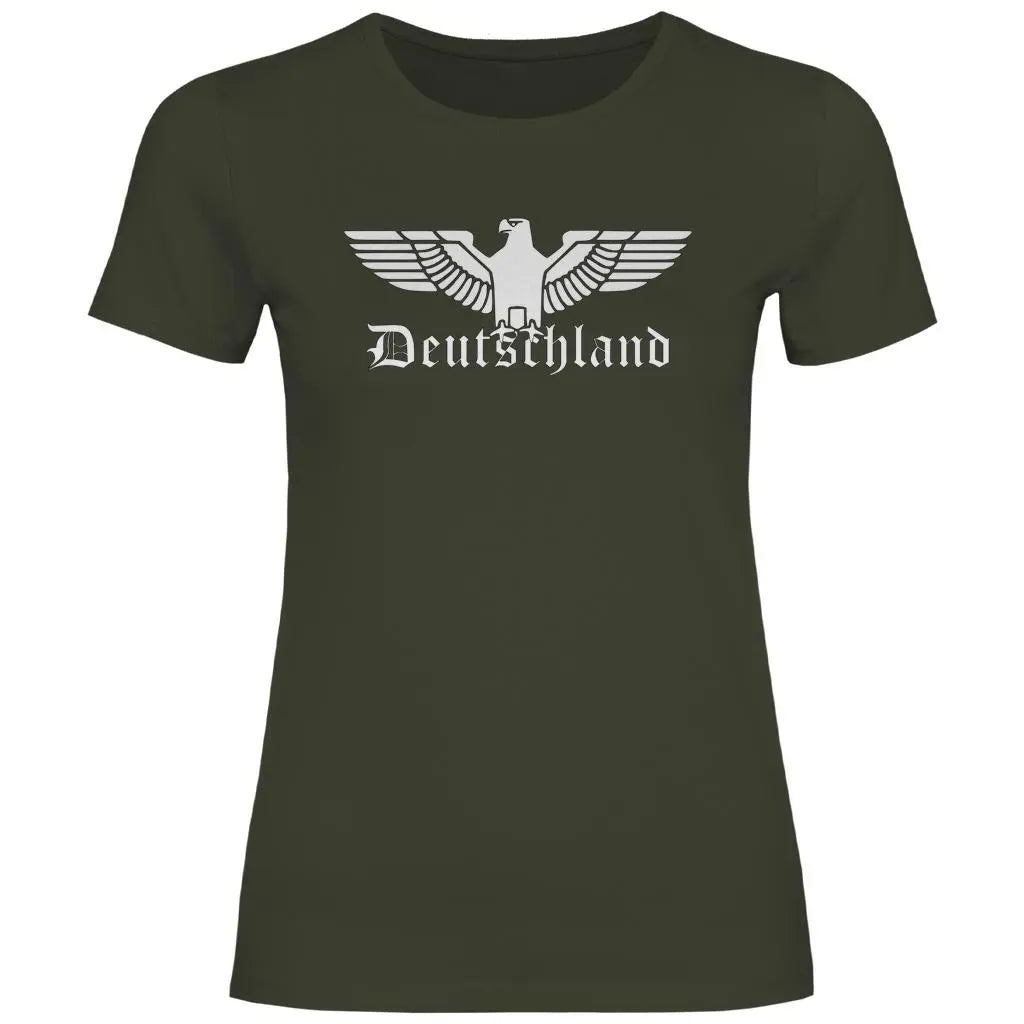 Reichsadler T-Shirt 'Deutschland' Damen PatriotenPrint