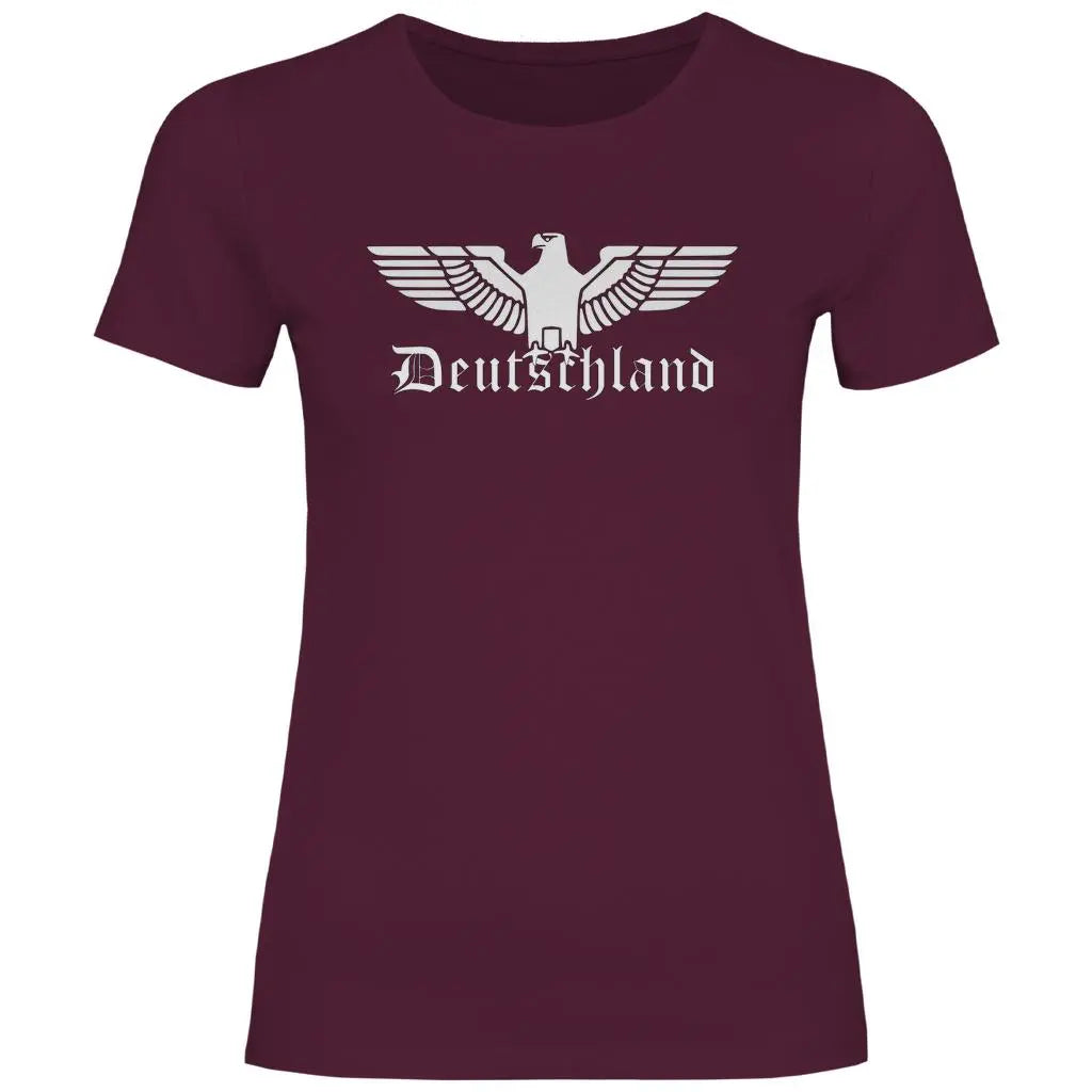 Reichsadler T-Shirt 'Deutschland' Damen PatriotenPrint