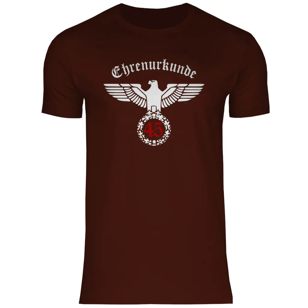 Reichsadler T-Shirt 'Ehrenurkunde 45' Herren