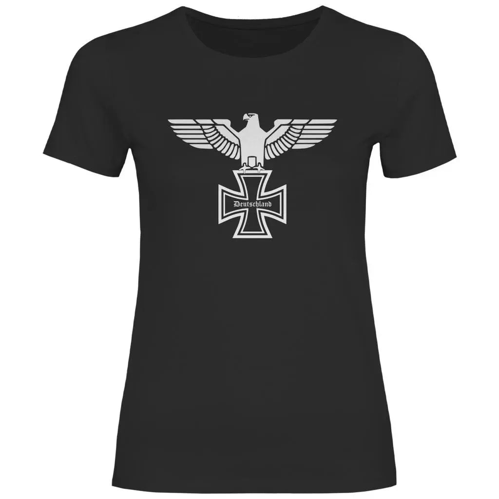 Reichsadler T-Shirt 'Eisernes Kreuz' Damen PatriotenPrint