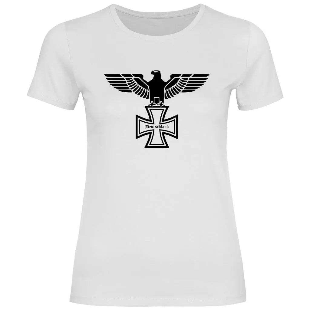 Reichsadler T-Shirt 'Eisernes Kreuz' Damen PatriotenPrint