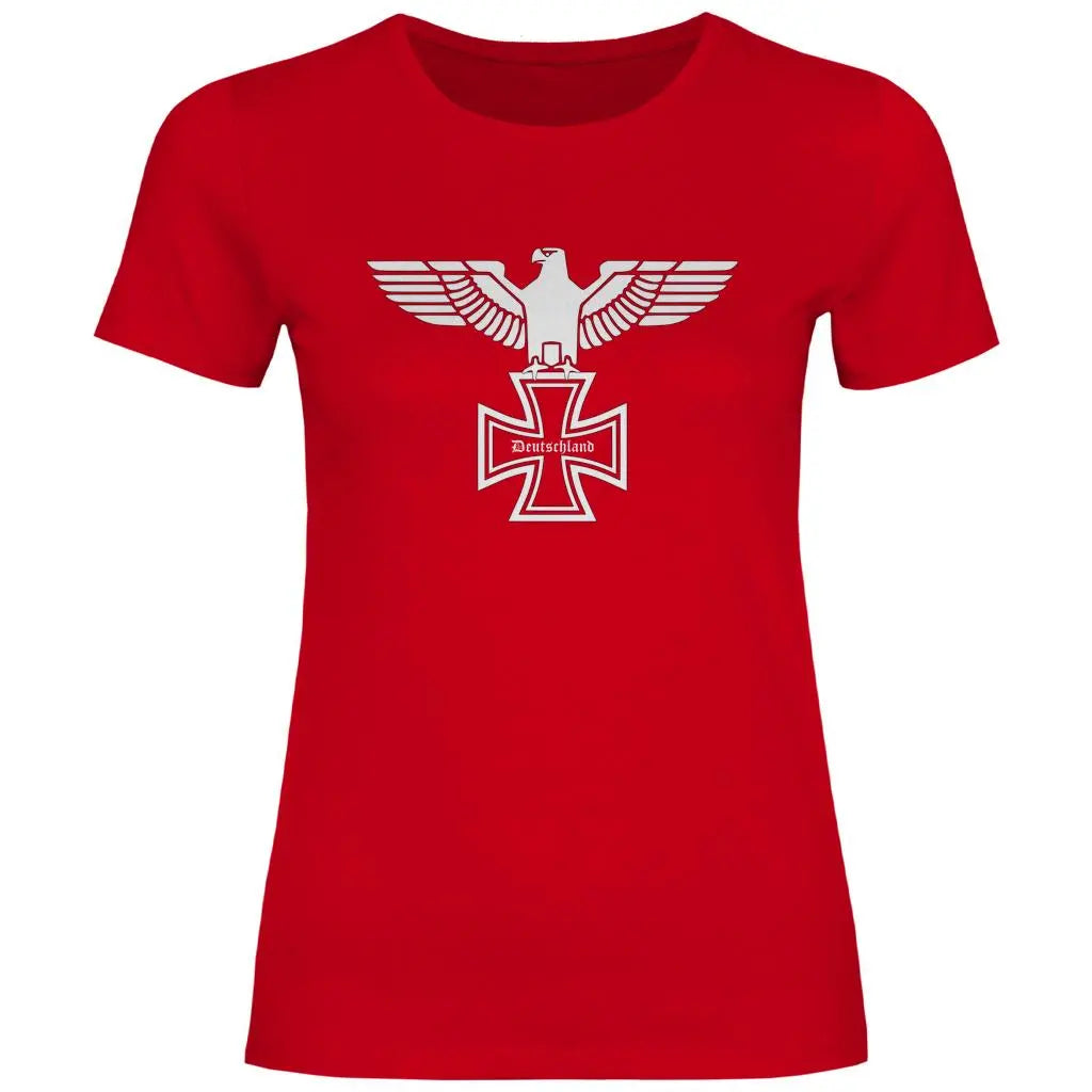 Reichsadler T-Shirt 'Eisernes Kreuz' Damen PatriotenPrint